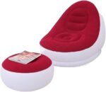 Inflatable Garden Sofa with Footstool