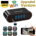 4k wifi spy table clock ip camera Wifi Table Clock Video Camera 1080p HD